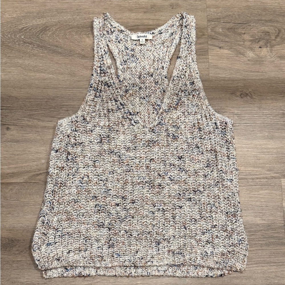 Splendid Multicolor Knit Tank Top